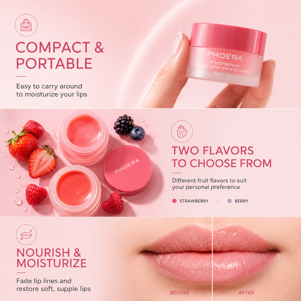 PHOERA Nourishing Lip Sleeping Mask