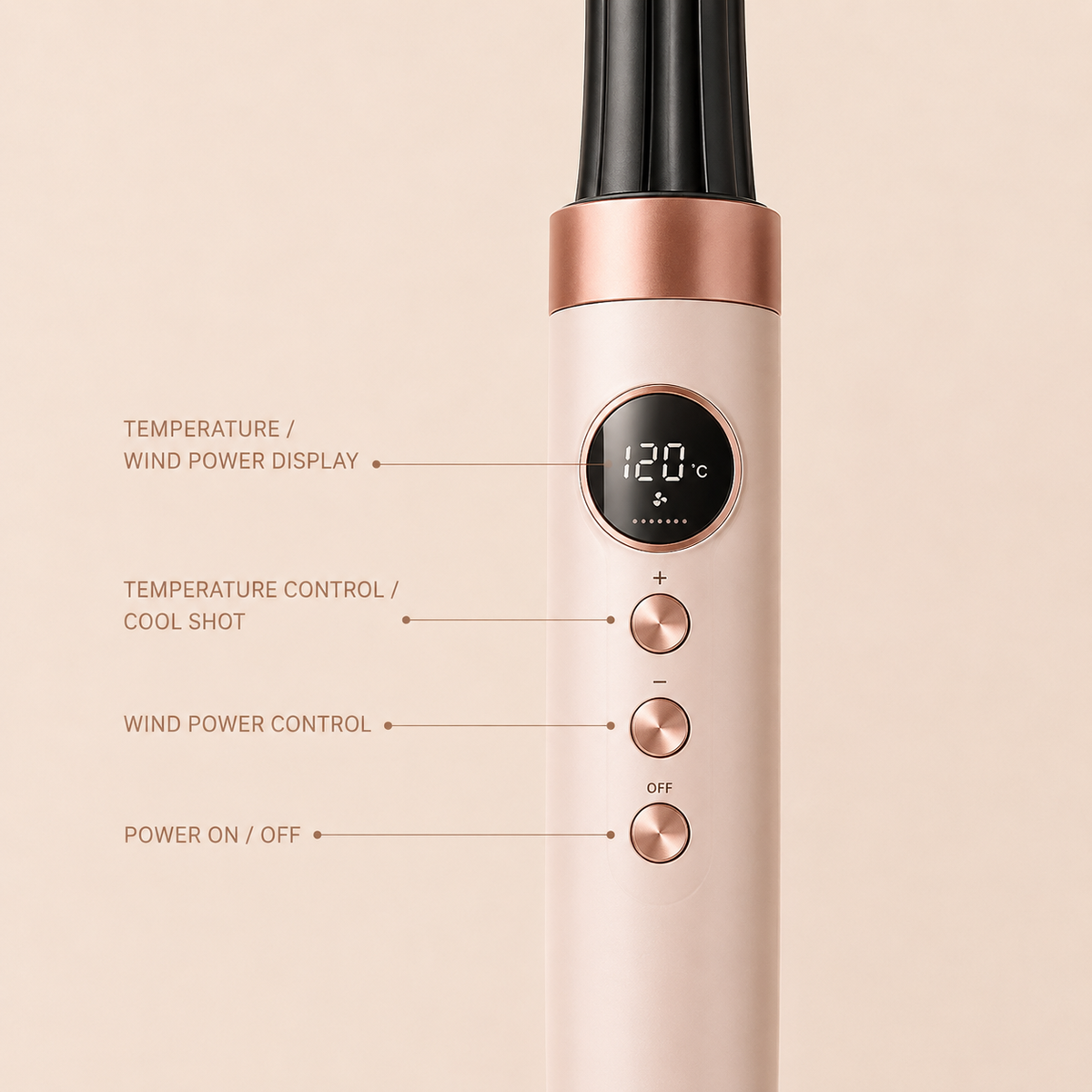 AURA AIR Pro Version 5-in-1 Multi-HairStyler Autowrap