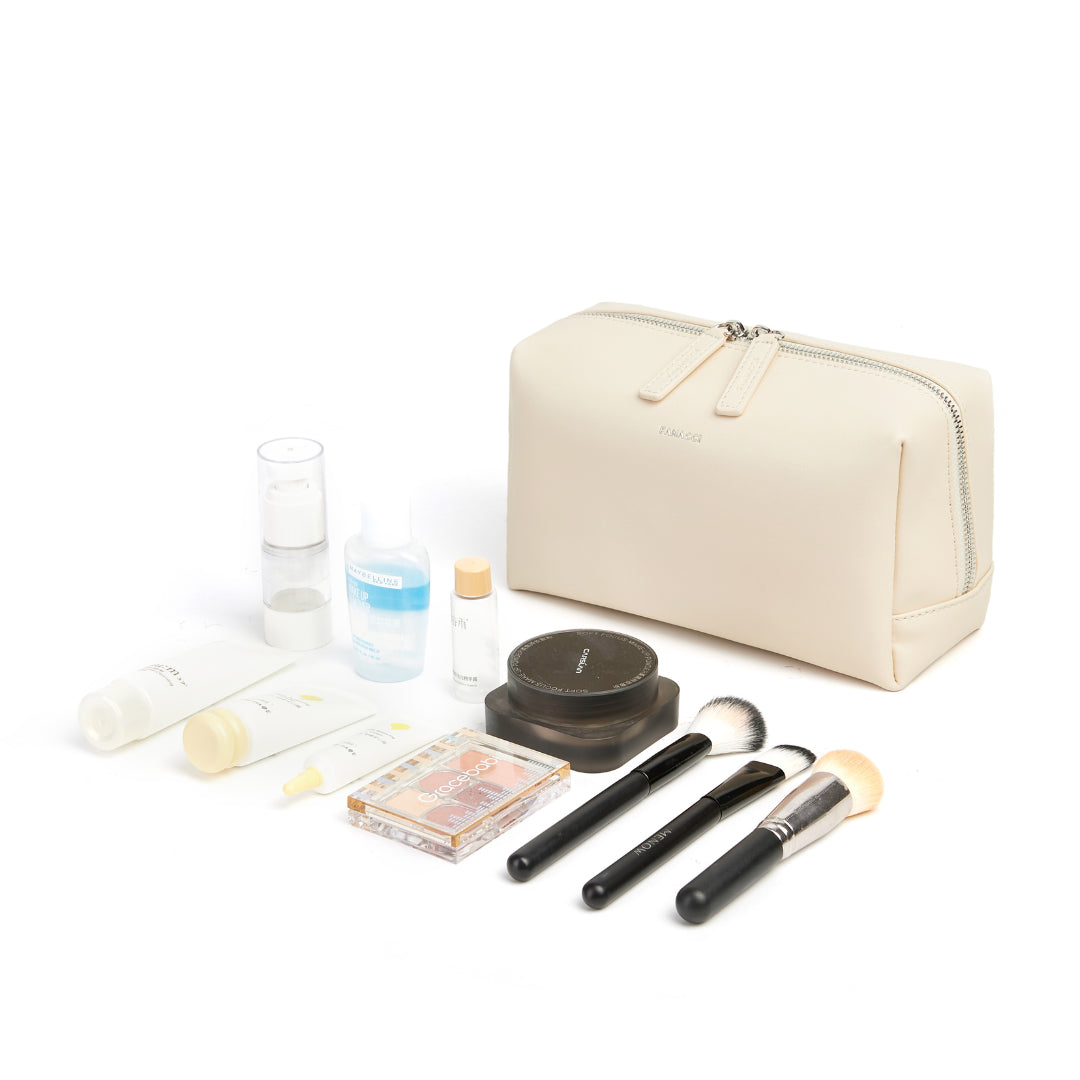 Genuine Leather Cosmetic Pouch