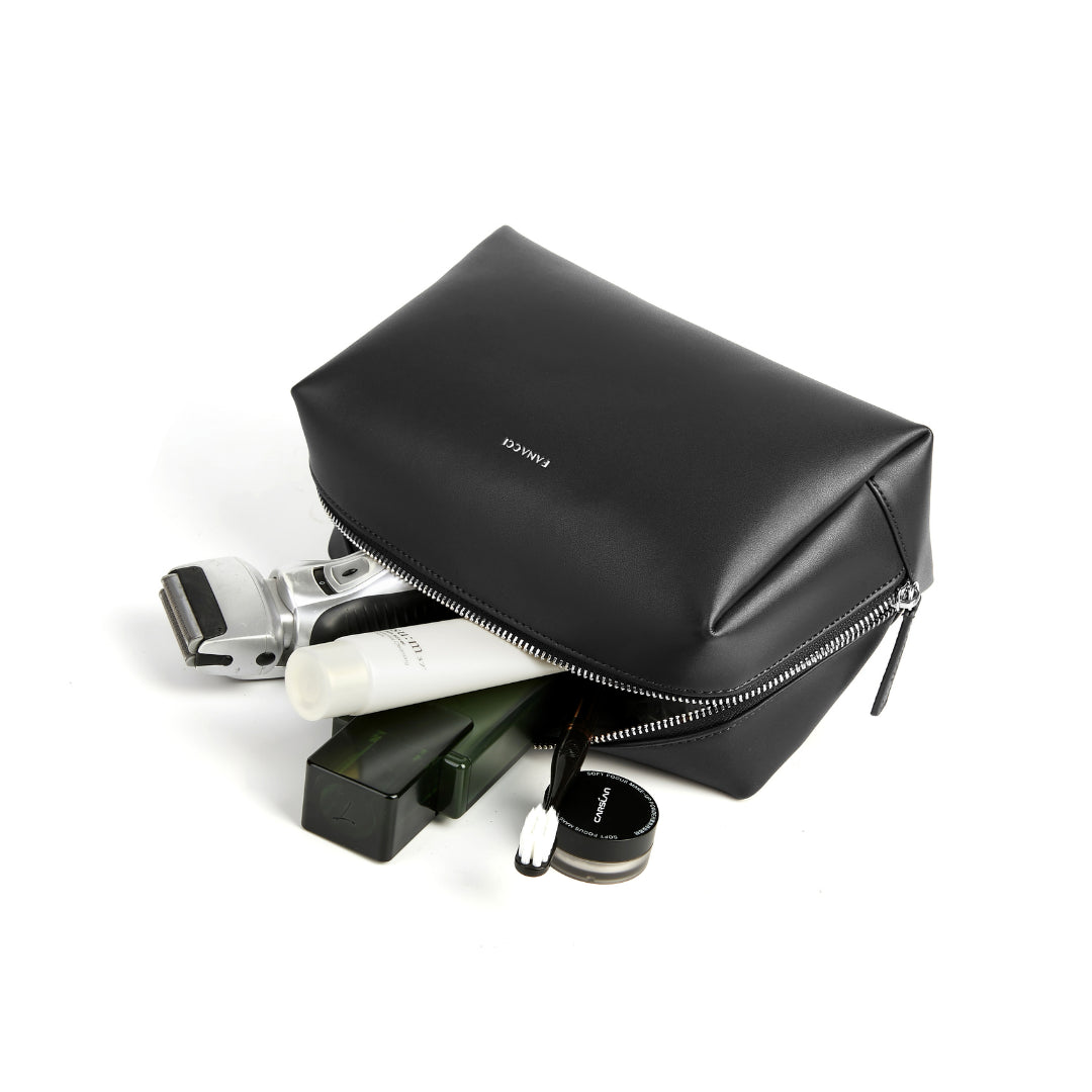Genuine Leather Cosmetic Pouch