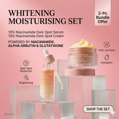 Dark Spot Brightening & Moisturising Set- Serum + Cream