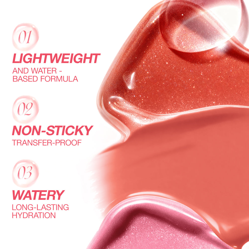 O.TWO.O Lip Glaze Lasting Glossy Lip Tint