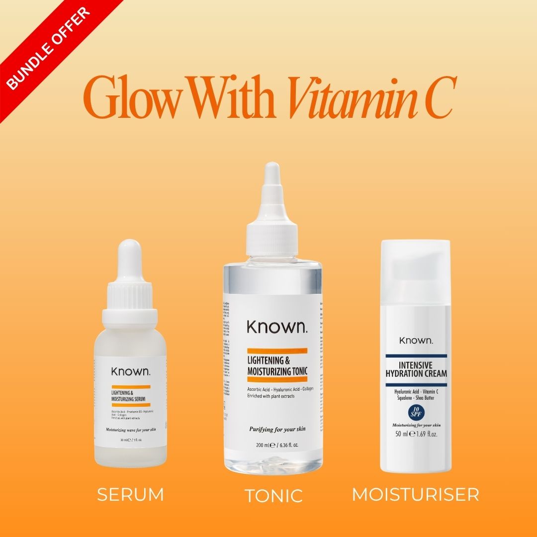 KNOWN Vitamin C Radiance Set- Serum, Toner, Moisturiser