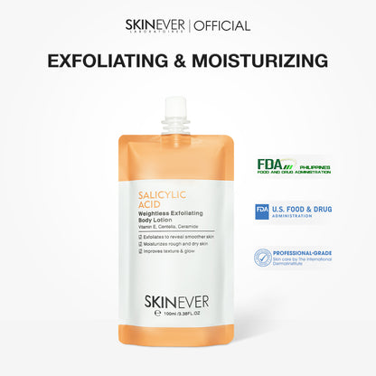 Weightless Body Lotion - Salicylic Acid, Vitamin E, Centella