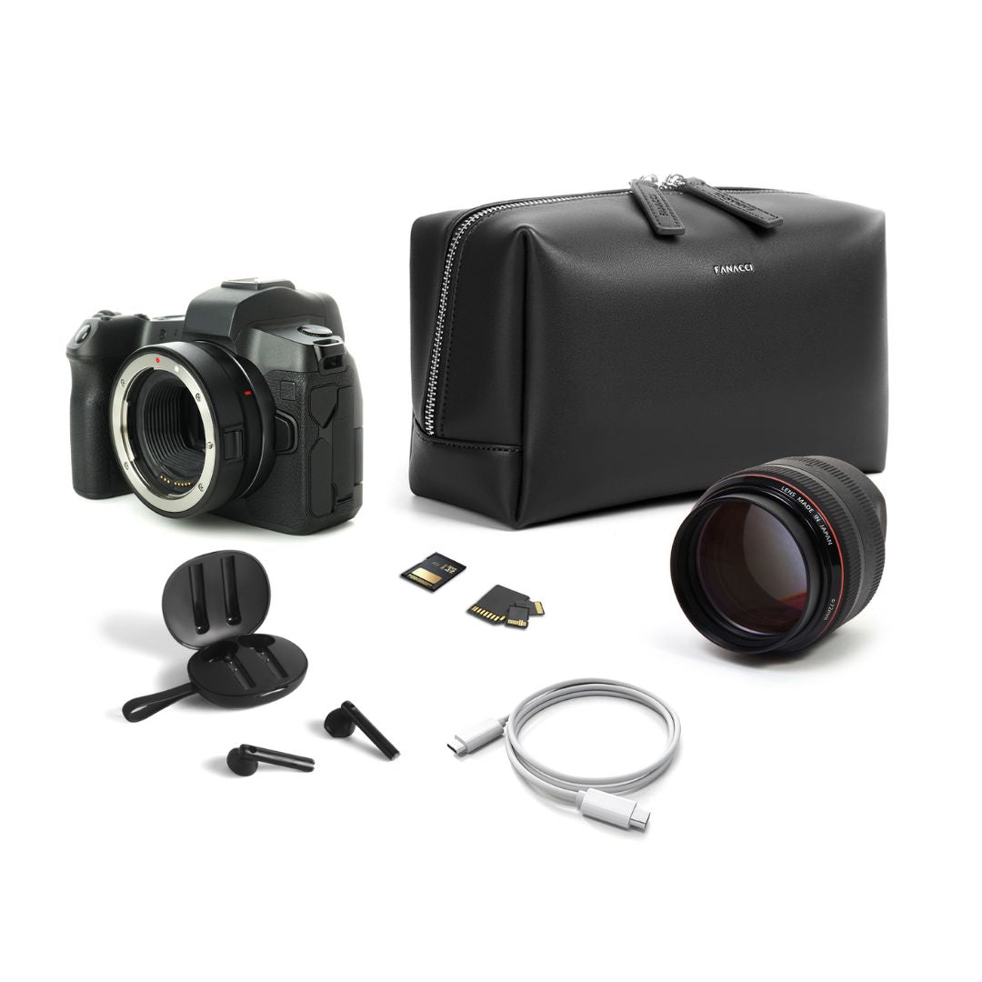 Genuine Leather Cosmetic Pouch