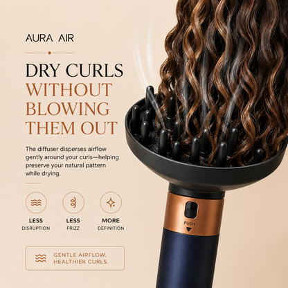 AURA AIR Diffuser Nozzle for Natural Curly hair
