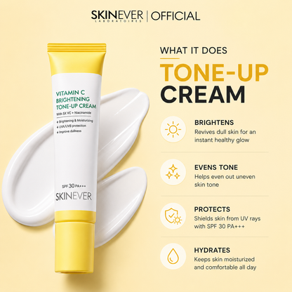 5X Vitamin C Brightening Set - Cleanser, Eyecream, Tone up SPF Cream