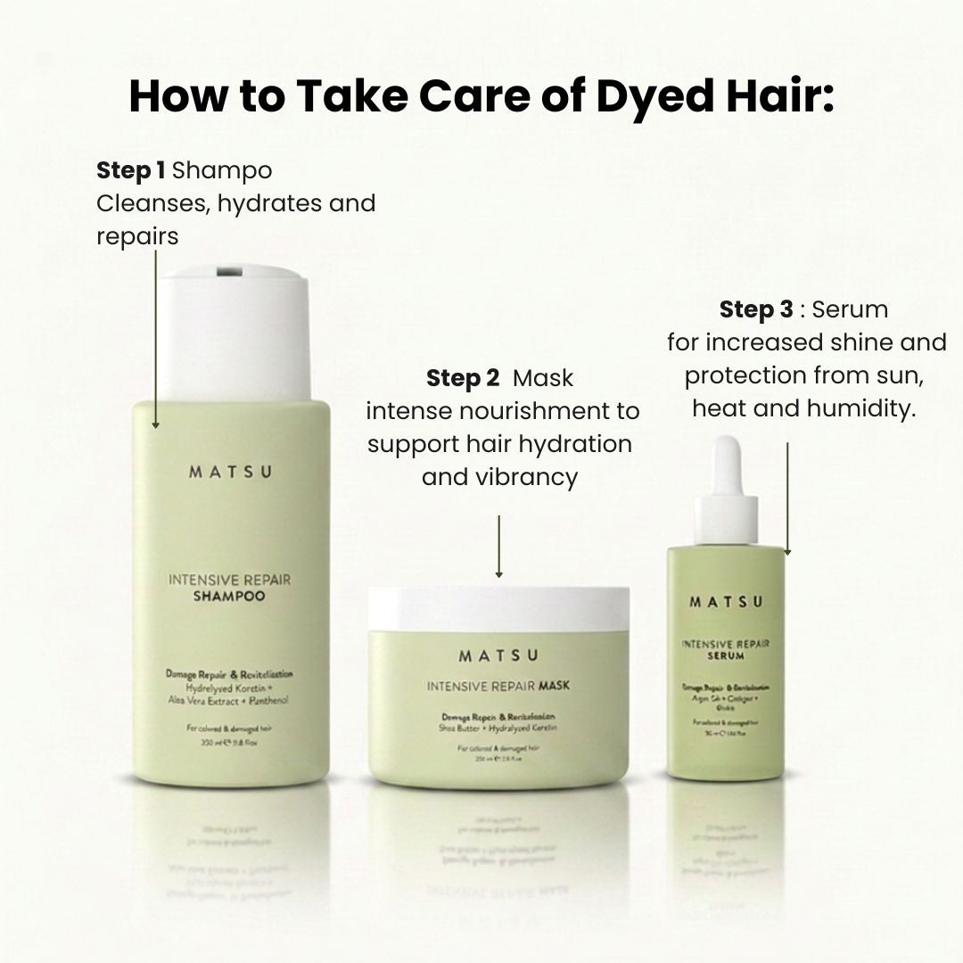 Intensive Repair Hair Routine - Shampoo, Mask, Serum