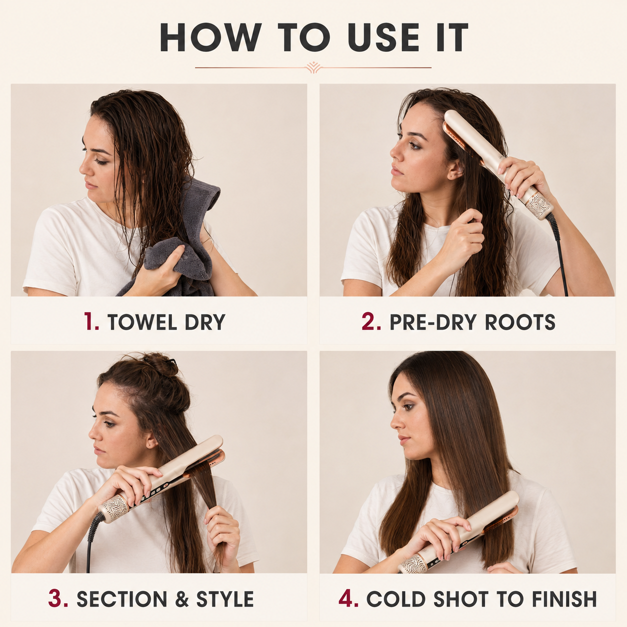AURAStrait™️- 3-in-1 Air Straightener
