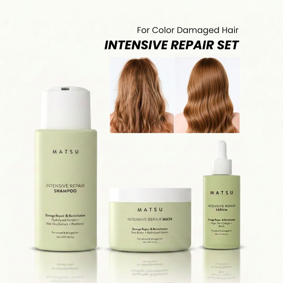Intensive Repair Hair Routine - Shampoo, Mask, Serum
