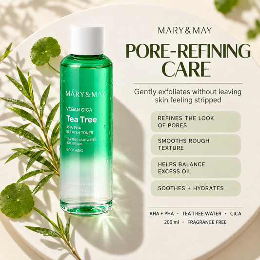 Mary&May Pore-Refining Blemish Toner pore-refining care benefits