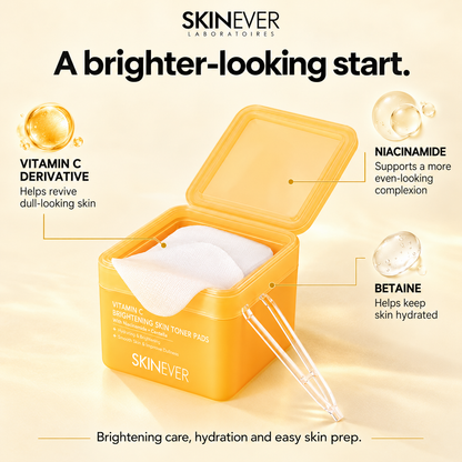 SKINEVER toner pads – vitc benefits