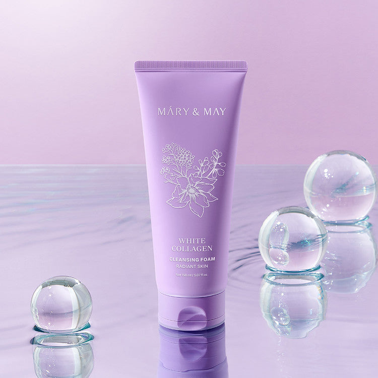 Mary&May Brightening Cleansing Foam White Collagen 150ml product image 3