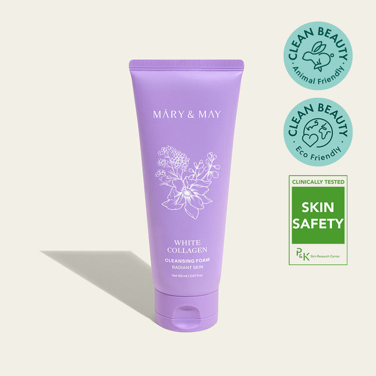 Mary&May Brightening Cleansing Foam White Collagen 150ml product image 4